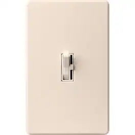 Lutron - Toggler 150 W 3-Way Dimmer Switch 1 pk - Light Almond