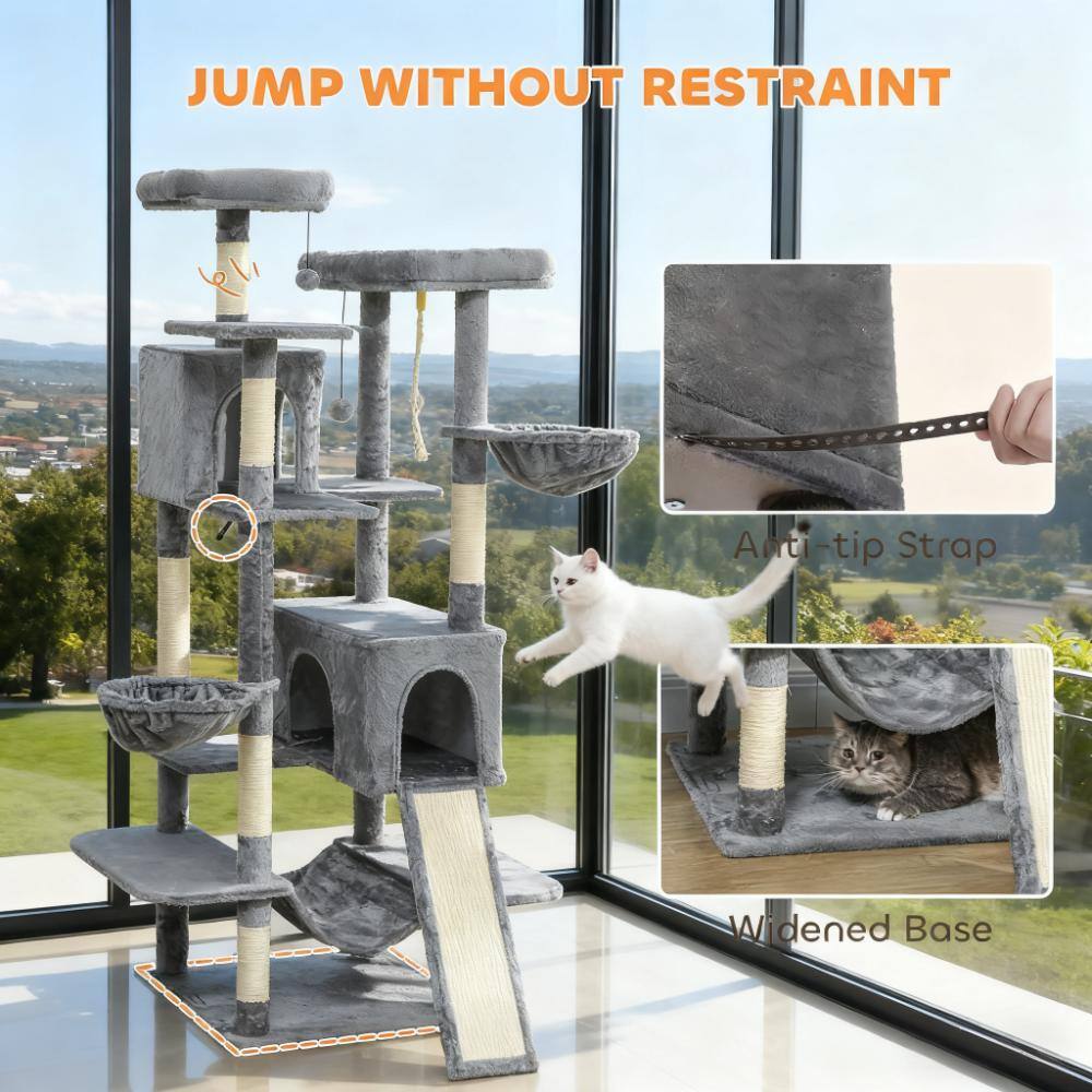 JUMP WITHOUT RESTRAINT

Anti-tip Strap  
Widened Base