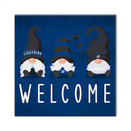 Fan Creations - Tampa Bay Lightning 10'' x 10'' Welcome Gnomes Sign - Multicolor
