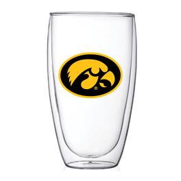 Indigo Falls - Iowa Hawkeyes 15oz. Double Wall Thermo Glass - Multicolor