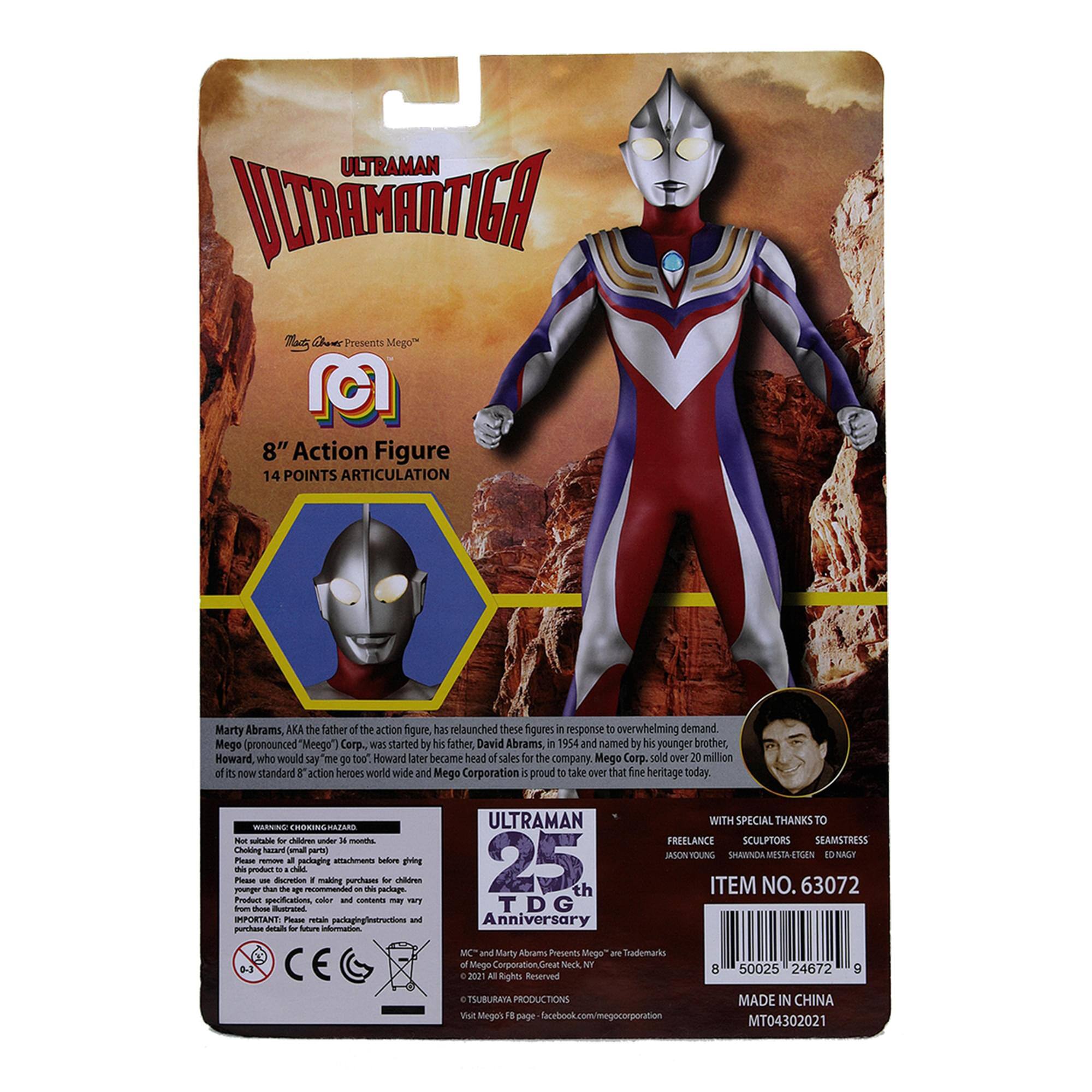 ULTRAMAN G Tt Chuee Presents Mego" M 8" Action Figure 14 POINTS ARTICULATION Marty Abrams AK the father of the action figure, has relaunched these figures in response to overwhelming demand. Mego (pronounced "Meego" Corp. was started by his father, David Abrams in 1954 and named by his younger brother, Howard, who would say "me go" to him. Howard later became head of sales for the company. Mego Corp. sold over 20 million of its now standard 8" action heroes worldwide and Mego Corporation is proud to take over that fine heritage today. 

WARUISS RINGLA N LVA t - 14 I Choy Nuard mal pa Pease P galnging e helore gving - rodur d Pioasc - decretion making 3 ohddran yhnor - da ae N - parioge roduci peciicatos - - -E - 17 

A utrated IMPORTANT Pes -t arkagingnatractions - purchas 3 Aturs CE ULTRAMAN WITH SPECIAL THANKS TO FREELANCE SCULPTORS SEAMSTRESS JASON Y