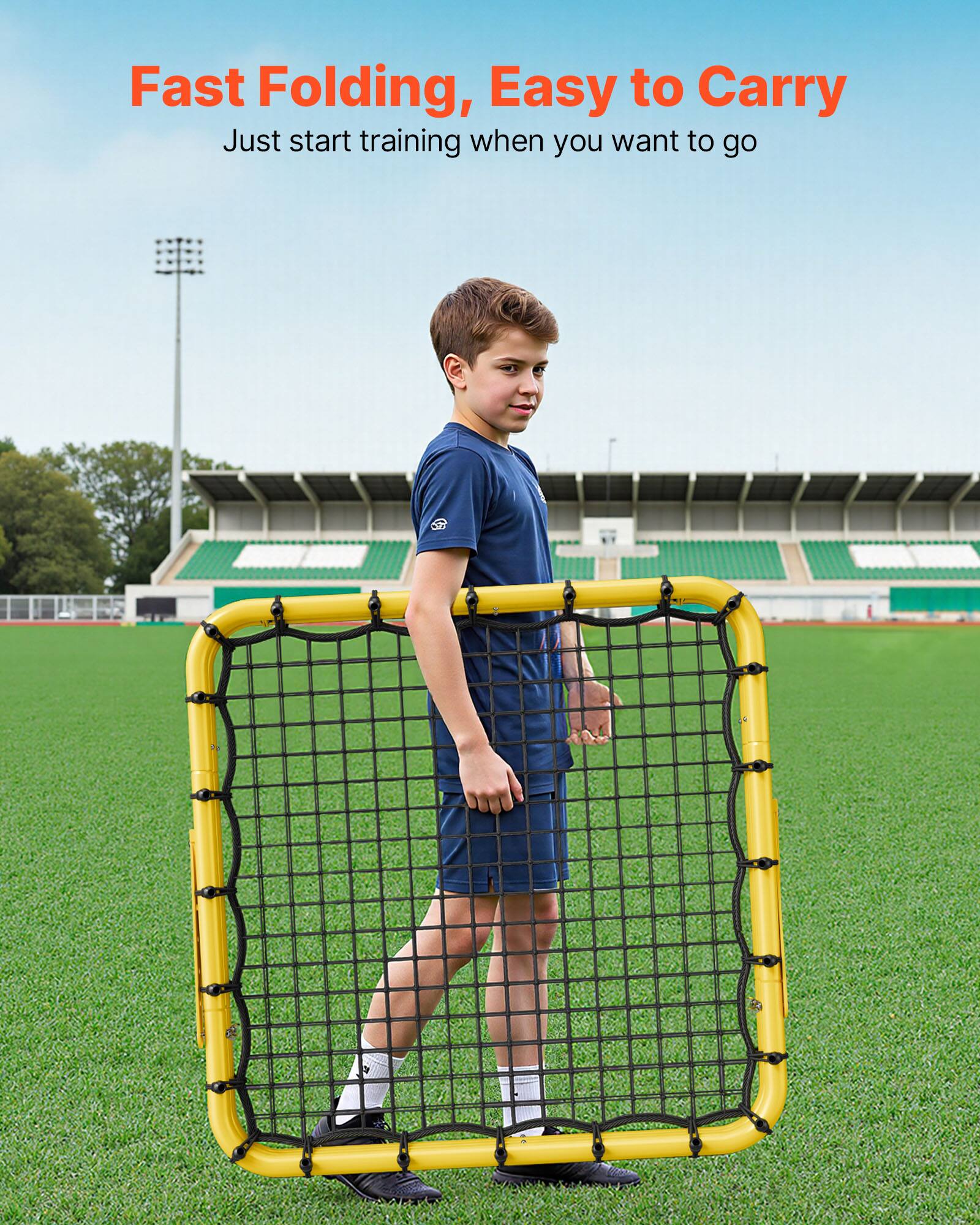 Fast Folding, Easy to Carry  
Just start training when you want to go