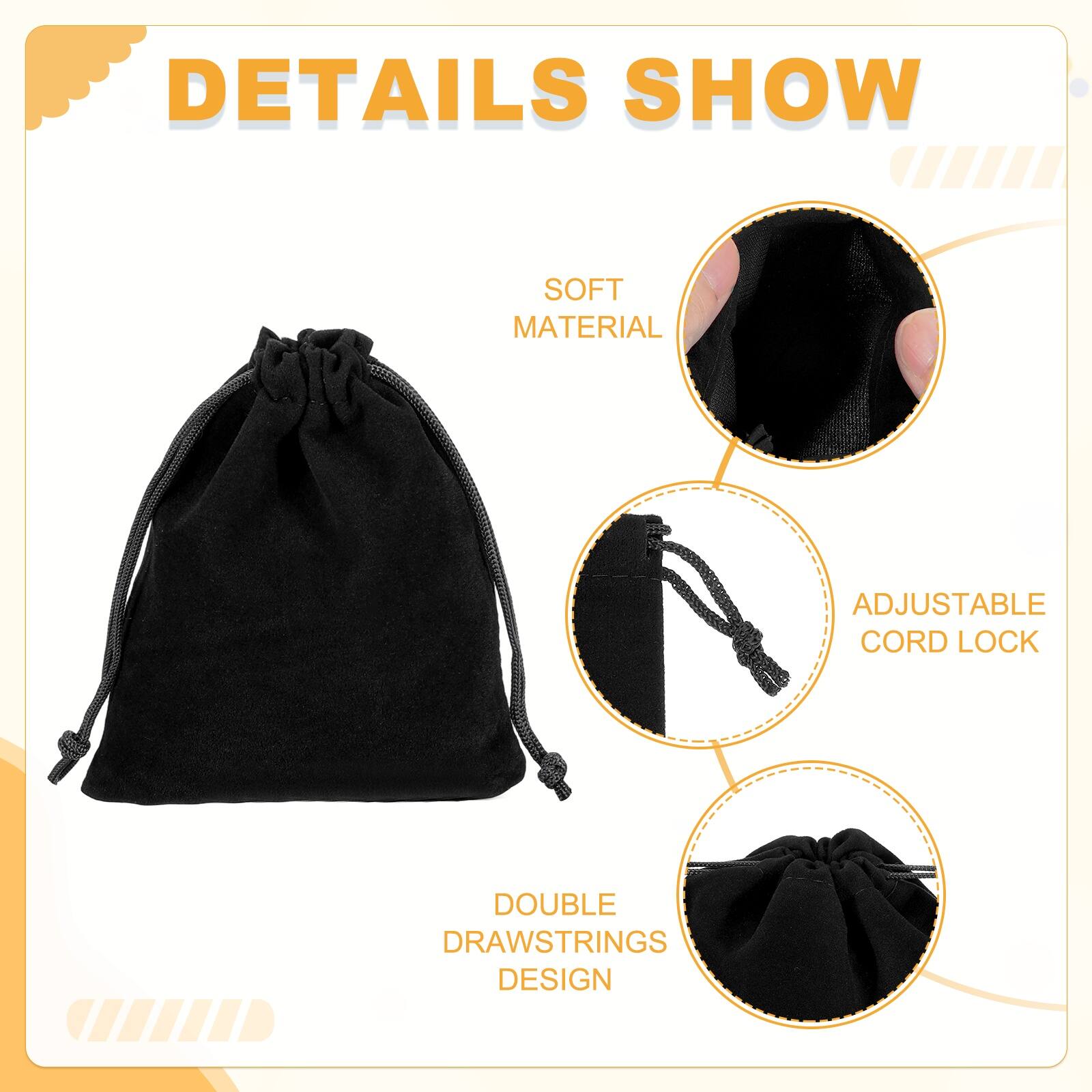 DETAILS SHOW

- SOFT MATERIAL
- ADJUSTABLE CORD LOCK
- DOUBLE DRAWSTRINGS DESIGN