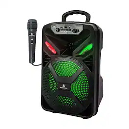 Max Power - MPD829 Karaoke Bluetooth Speaker with 8" Woofer, Mic and Carry Handle