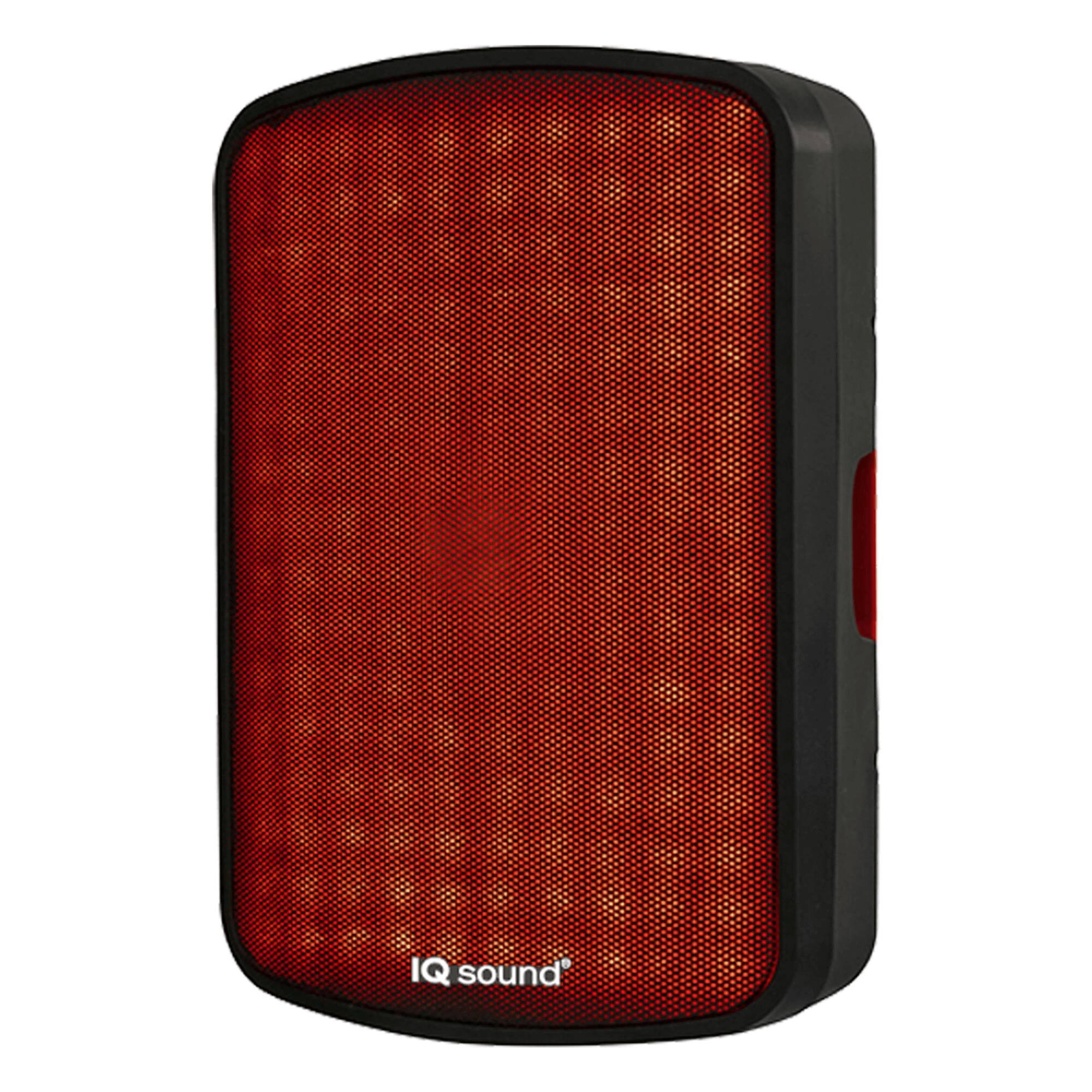 Alt View 1. iQ Sound - 15” Portable Bluetooth Speaker with True Wireless Technology & FM Radio - Black.