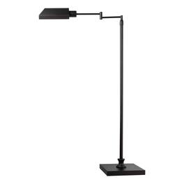 Lavish Home - Adjustable Floor Lamp with 360 Degree Swing Arm