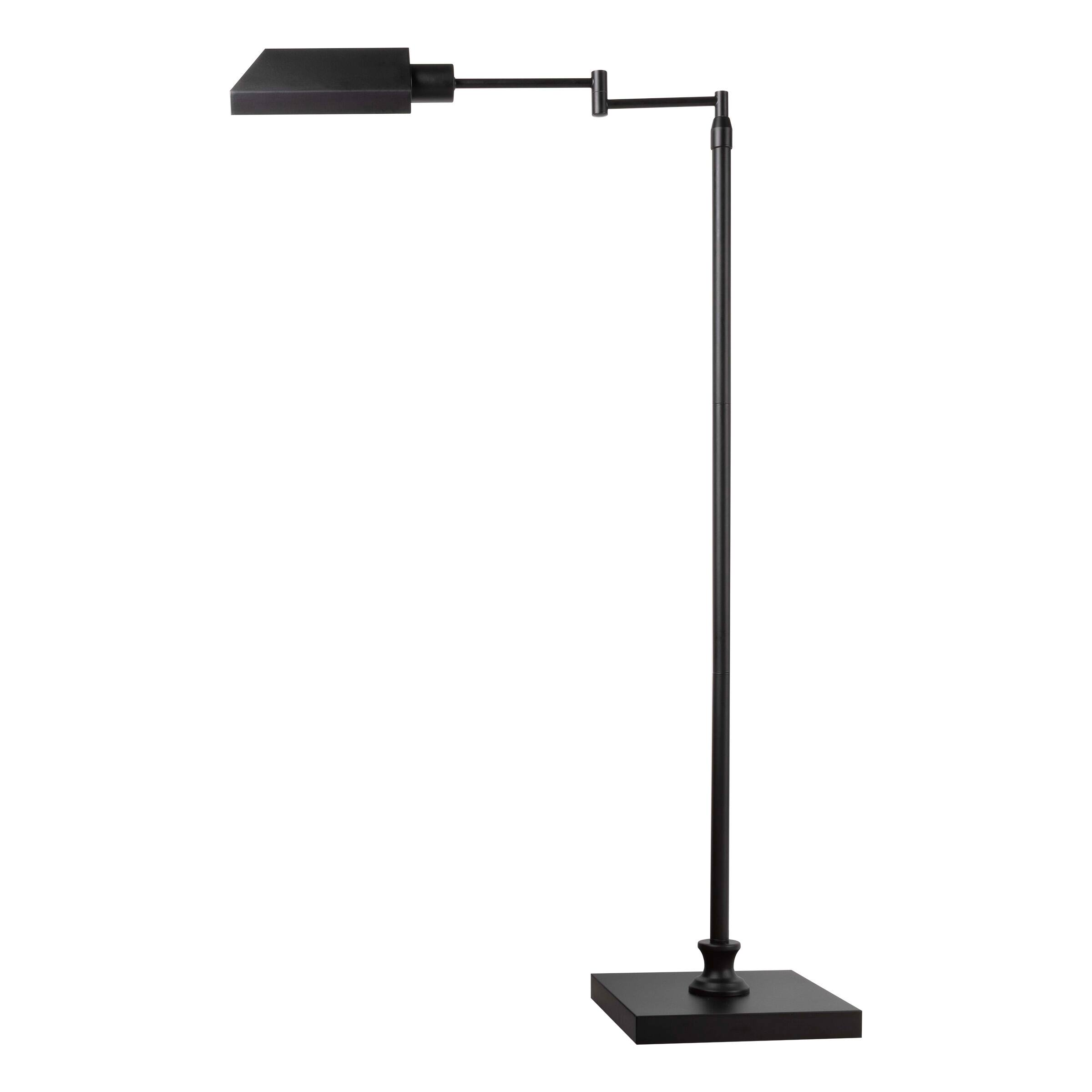 Front. Lavish Home - Adjustable Floor Lamp with 360 Degree Swing Arm.