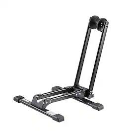 VEVOR - Bike Rack, Fits 20 to 29 Inch Mountain & Road Bikes, Alloy Steel Rust-Resistant Bike Floor Stand Rack - Black