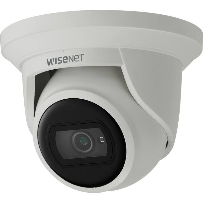 Front. Samsung - Wisenet ANE-L7012R 4 Megapixel Network Camera - Color - Flateye - White - 65.62 ft Infrared Night Vision - H.264, H.265 - White.