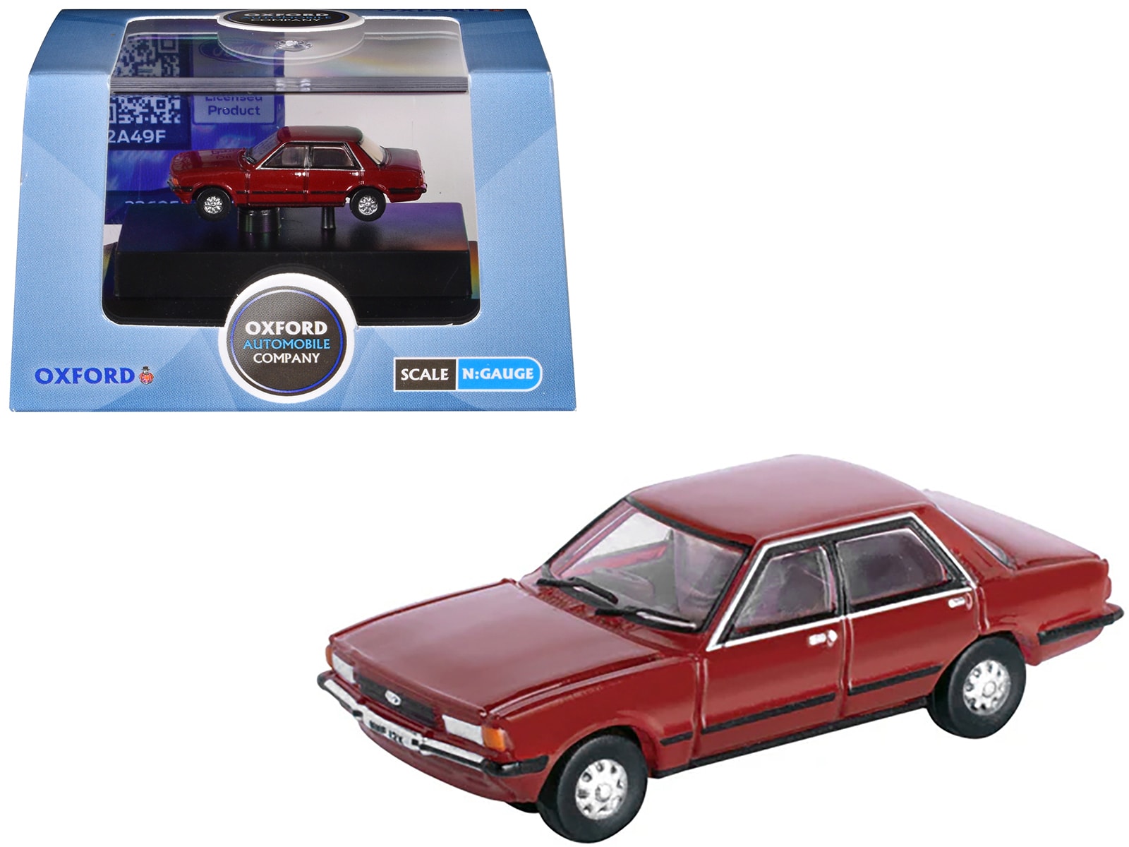 Ford Cortina MKV RHD (Right Hand Drive) Cardinal Red 1/148 (N) Scale Diecast Model Car by Oxford Diecast price history on PriceWatchPro
