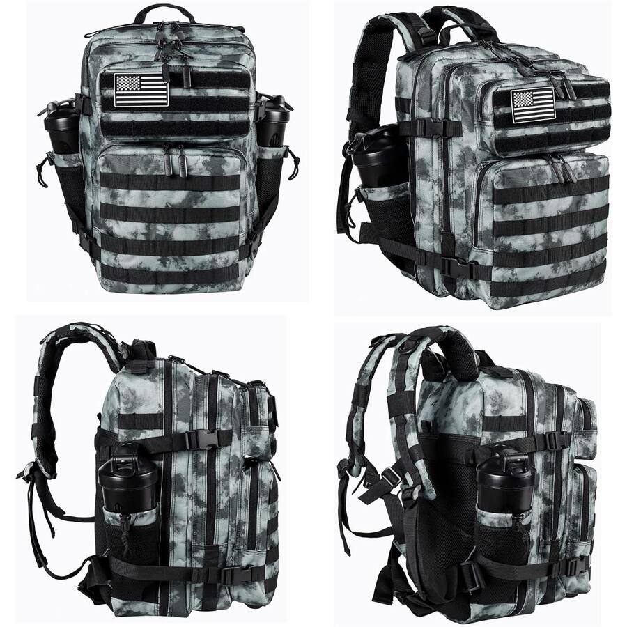 Live At Space Backpack for Men and Women 25L/35L Army Assault Pack Bag ...