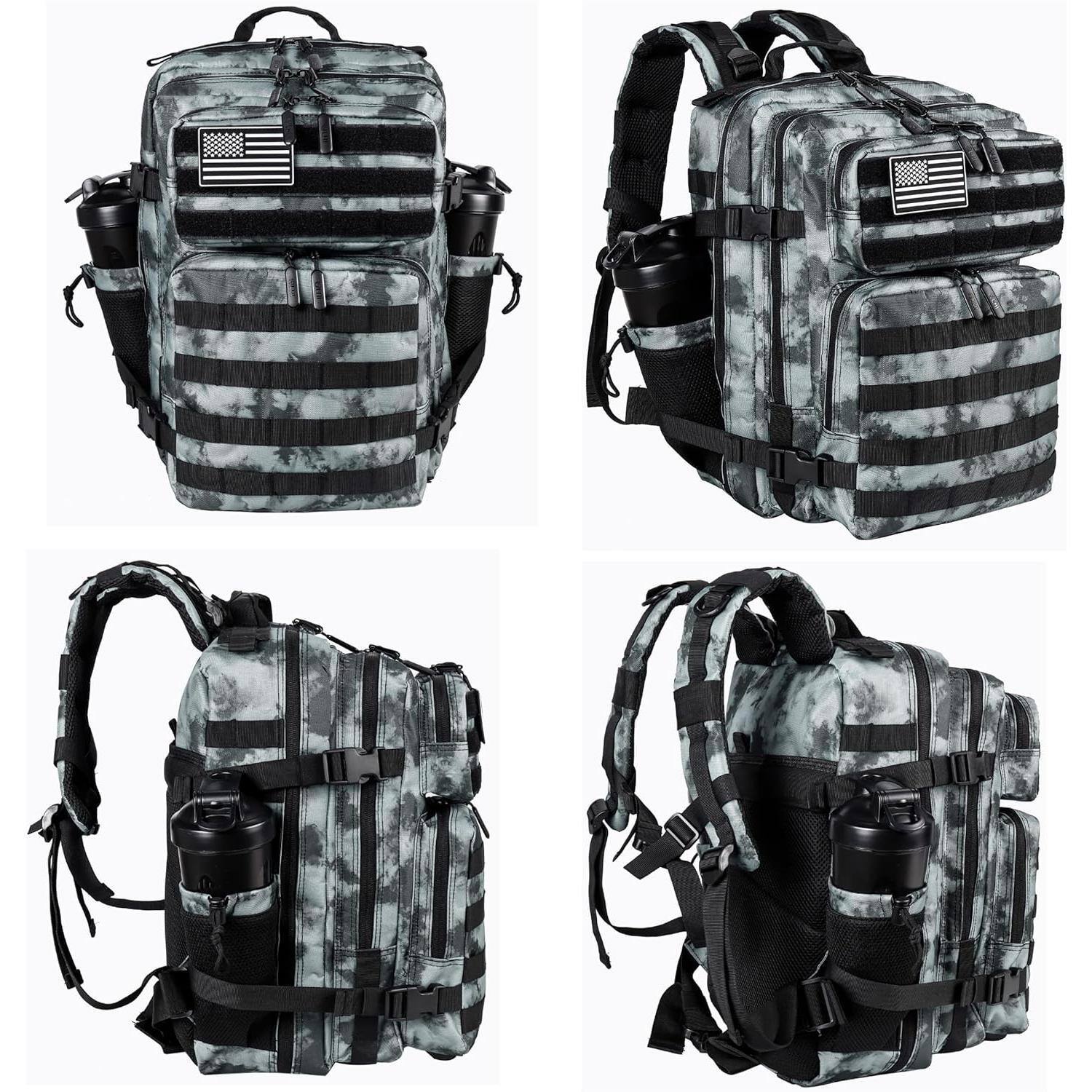 Live At Space Backpack for Men and Women 25L/35L Army Assault Pack Bag ...