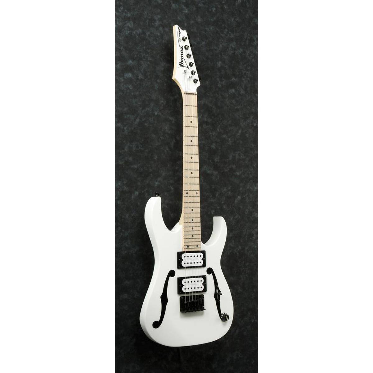 Alt View 4. Ibanez - Ibanez Paul Gilbert Signature PGMM31 Electric Guitar, Maple Fretboard,White.