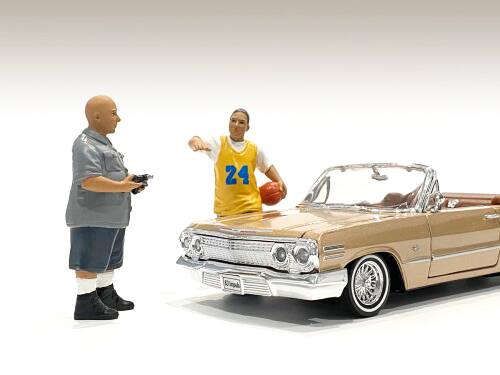 Left. American Diorama - "Lowriderz" Figurine I for 1/18 Scale Models by American Diorama - Multi.
