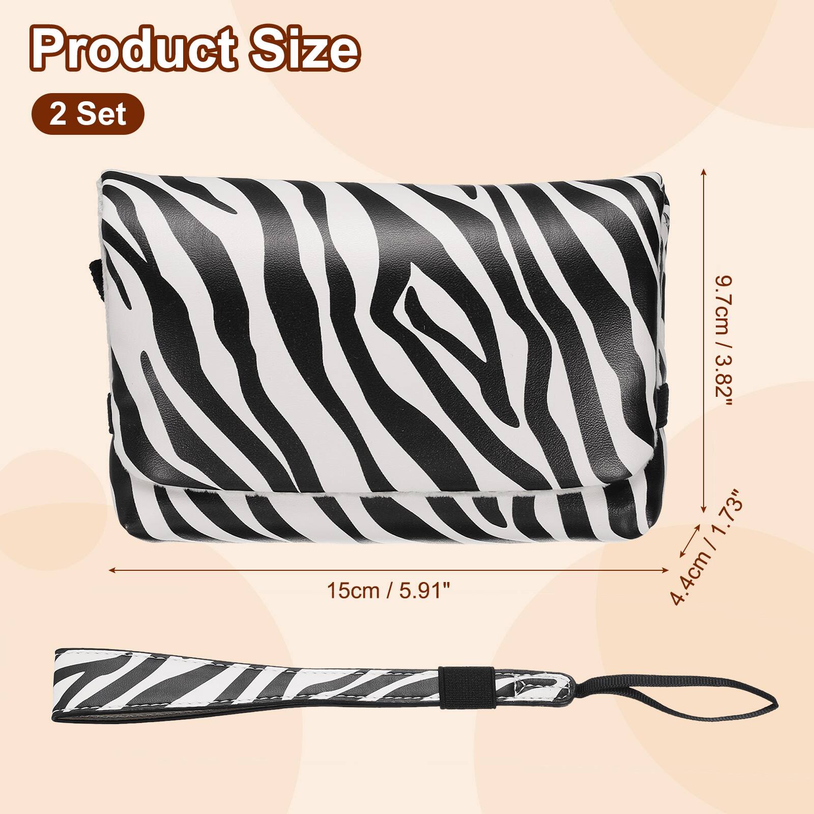 Product Size  
2 Set  
15cm / 5.91"  
9.7cm / 3.82"  
4.4cm / 1.73"