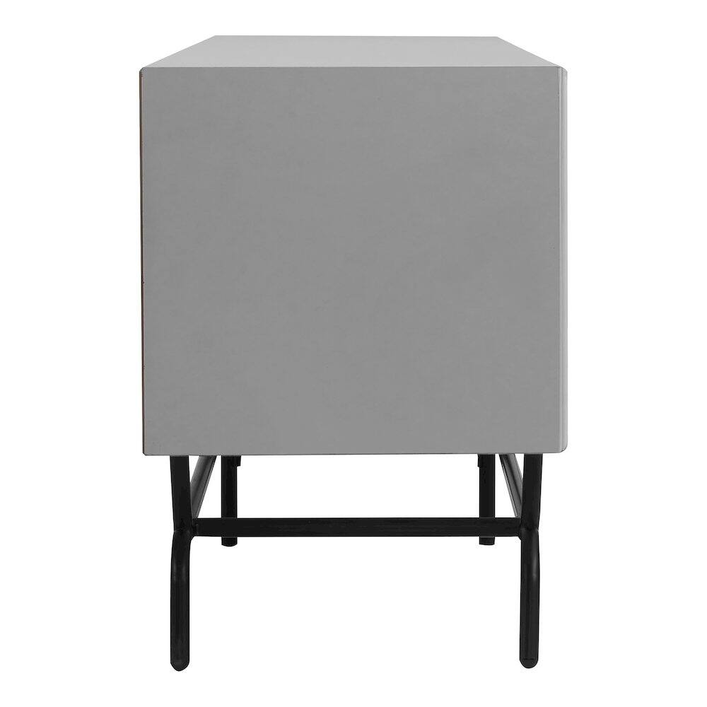 Alt View 2. Furniture of America - Umi Contemporary TV Stand for TV's up to 65" in Gray Pure - Gray.