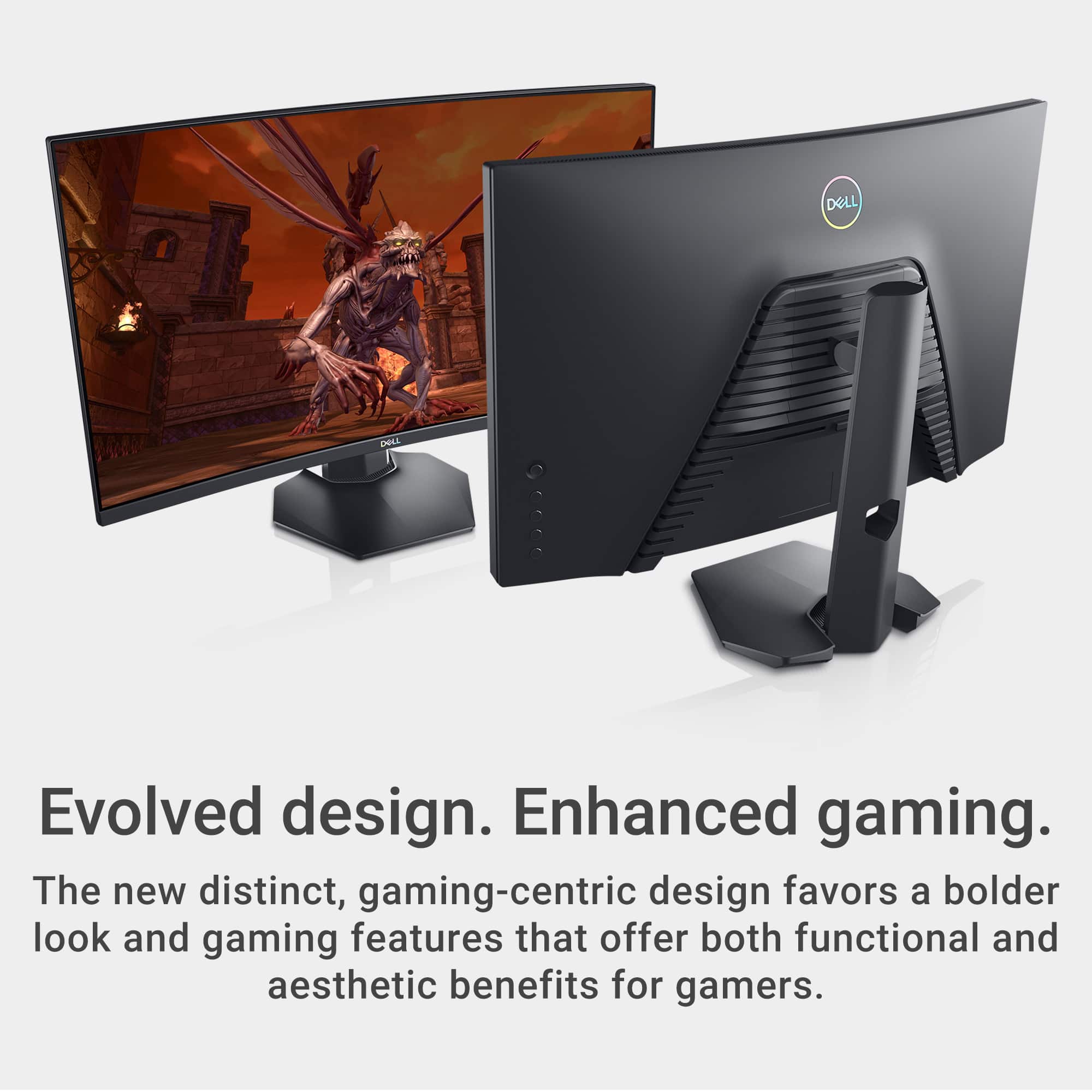 Evolved design. Enhanced gaming. The new distinct, gaming-centric design favors a bolder look and gaming features that offer both functional and aesthetic benefits for gamers.
