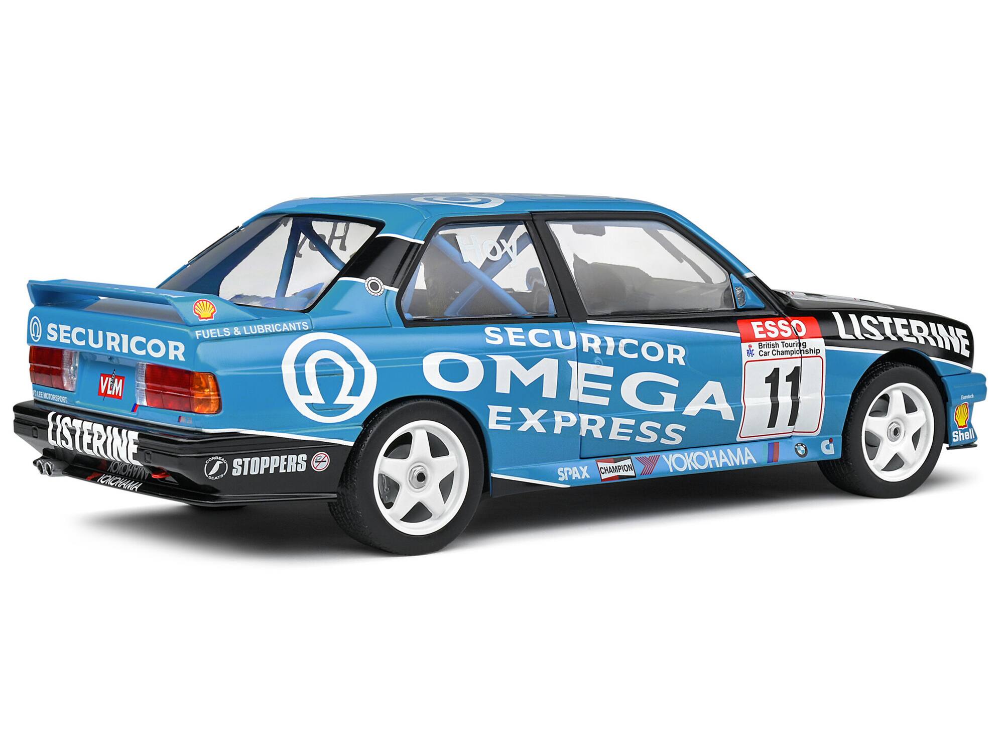 FUELS & LUBRICANTS  
ESSO  
LISTERINE  
SECURICOR  
SECURICOR  
British Car Championship  
Touring  
C  
VEM  
OMEGA  
11  
SEMA  
ESTERINE  
EXPRESS  
Shell  
KOROHYM  
STOPPERS  
+  
SPAX  
CHAMPION  
YOKOHAMA