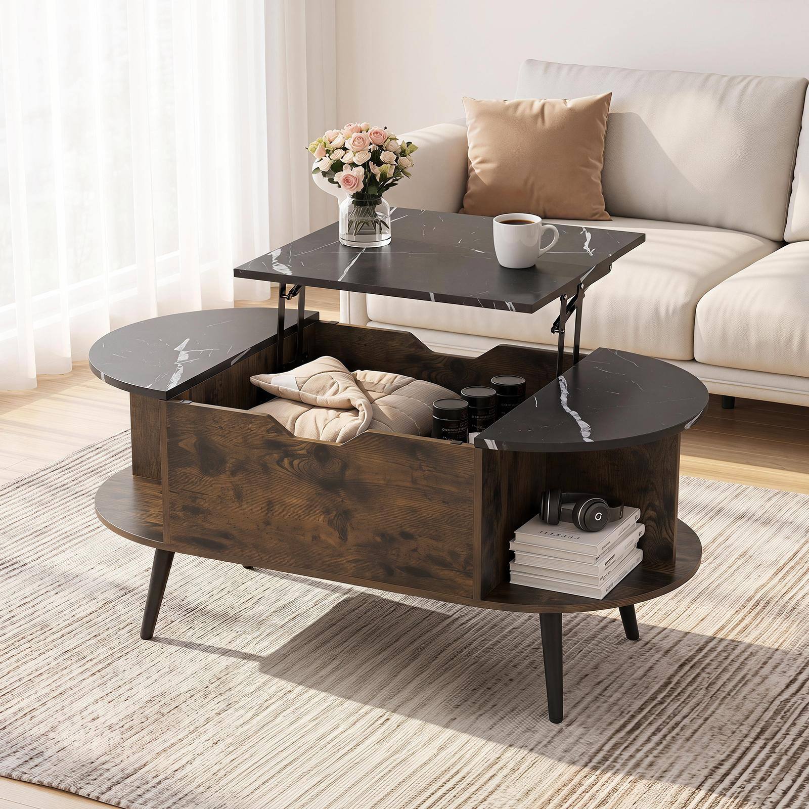Black & Rustic Brown