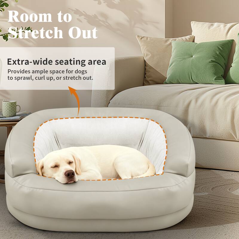 Room to Stretch Out

Extra-wide seating area  
Provides ample space for dogs to sprawl, curl up, or stretch out.