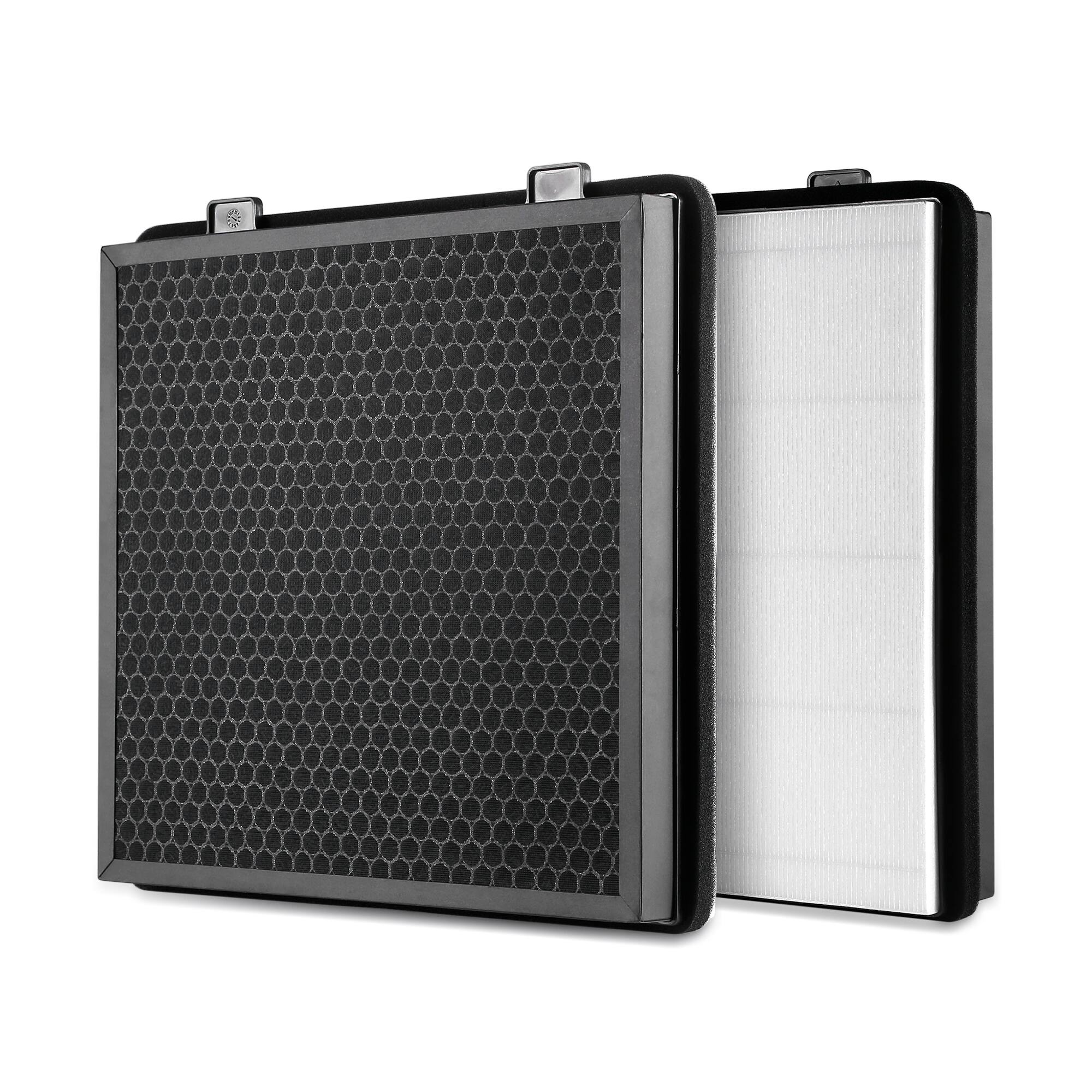 Lectron - Cabin Air Filter Replacement Compatible with Tesla Cybertruck - H13 HEPA Filter with Activated Carbon (1-Pack) - Black