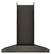 Back. KitchenAid - 36" Vented or Convertible to Recirculating Wall- Mount Hood - Black Ore.