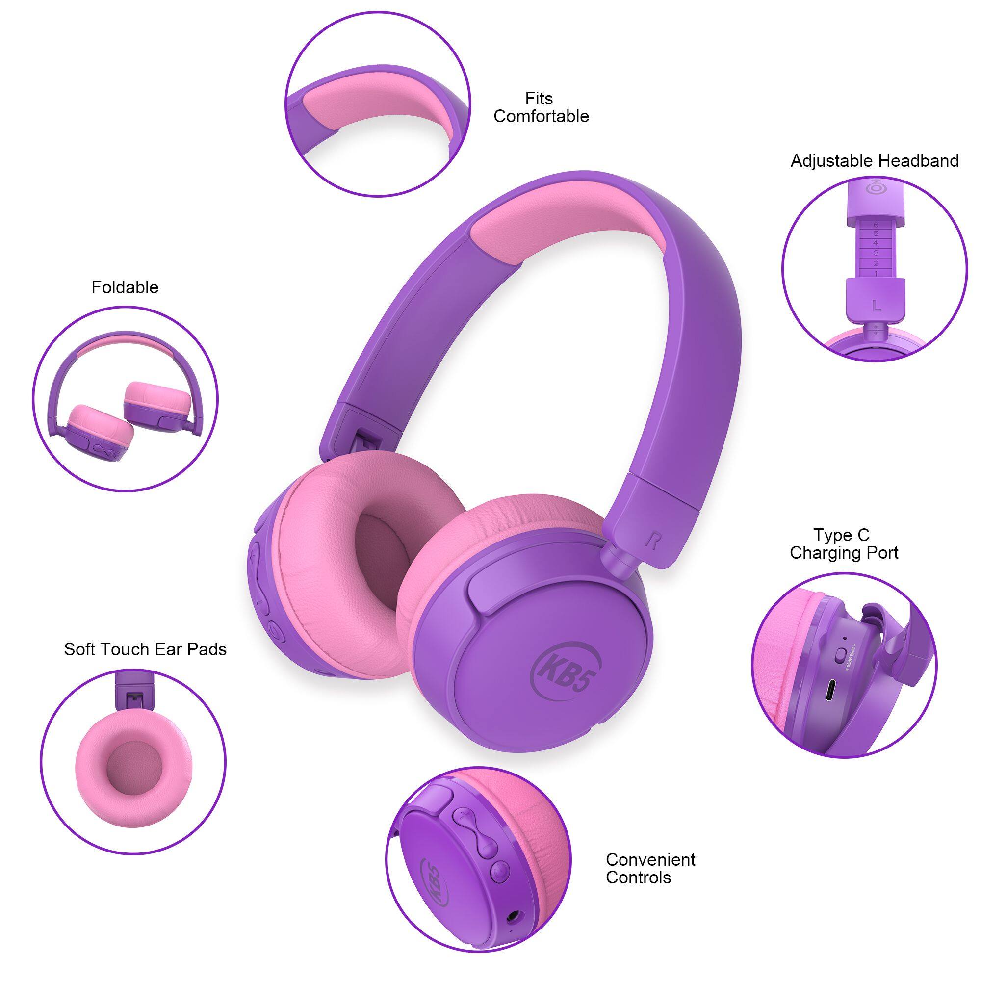 - Fits Comfortable
- Adjustable Headband
- Foldable
- Soft Touch Ear Pads
- Type C Charging Port
- Convenient Controls