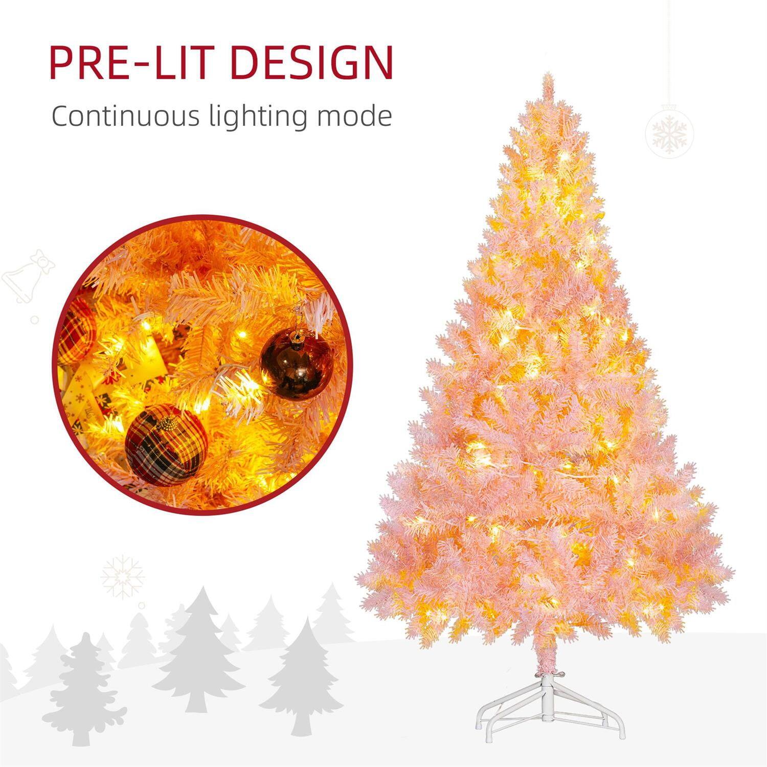 PRE-LIT DESIGN  
Continuous lighting mode