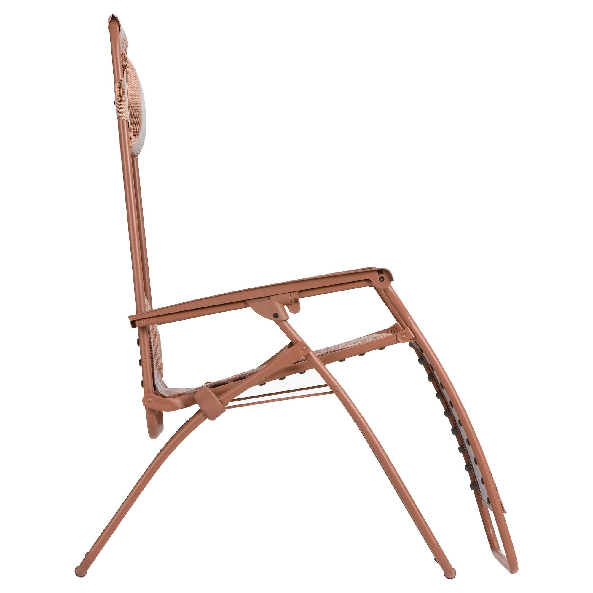 Alt View 1. Lafuma - Lafuma R Clip Reclining Foldable Zero Gravity Relaxation Patio Chair, Canyon Red - Canyon Red.