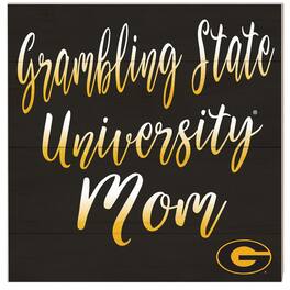 Jardine - Grambling Tigers 10'' x 10'' Mom Plaque - Black