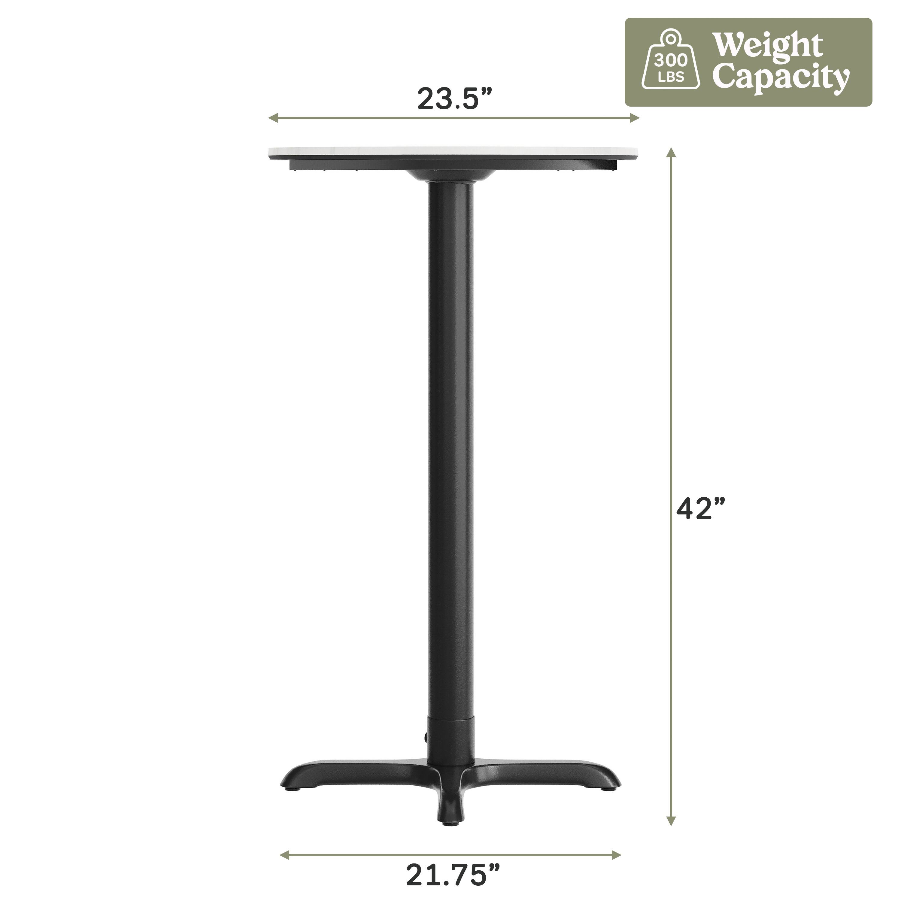 23.5"  
300 Weight LBS Capacity  
42"  
21.75"