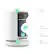 Front. Molekule - Air Mini+ - FDA-Cleared Air Purifier - 250 sq. ft. - White.