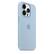 Angle. Apple - iPhone 14 Pro Max Silicone Case with MagSafe - Sky.