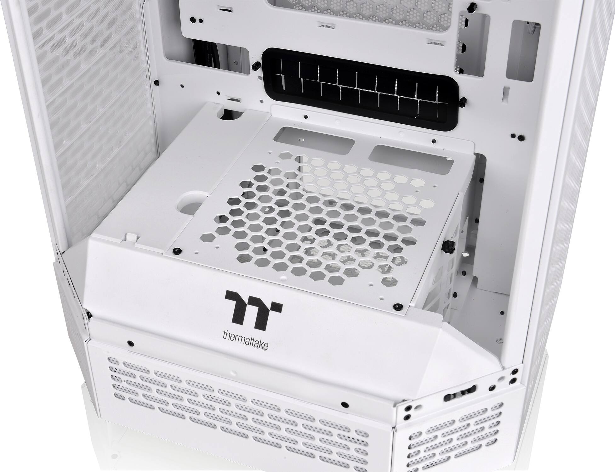 Alt View 29. Thermaltake - The Tower 300 Micro ATX PC Case - Snow.