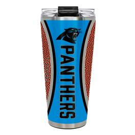Great American Products - Carolina Panthers 32oz. Big Slim Game Ball Travel Tumbler - Brown