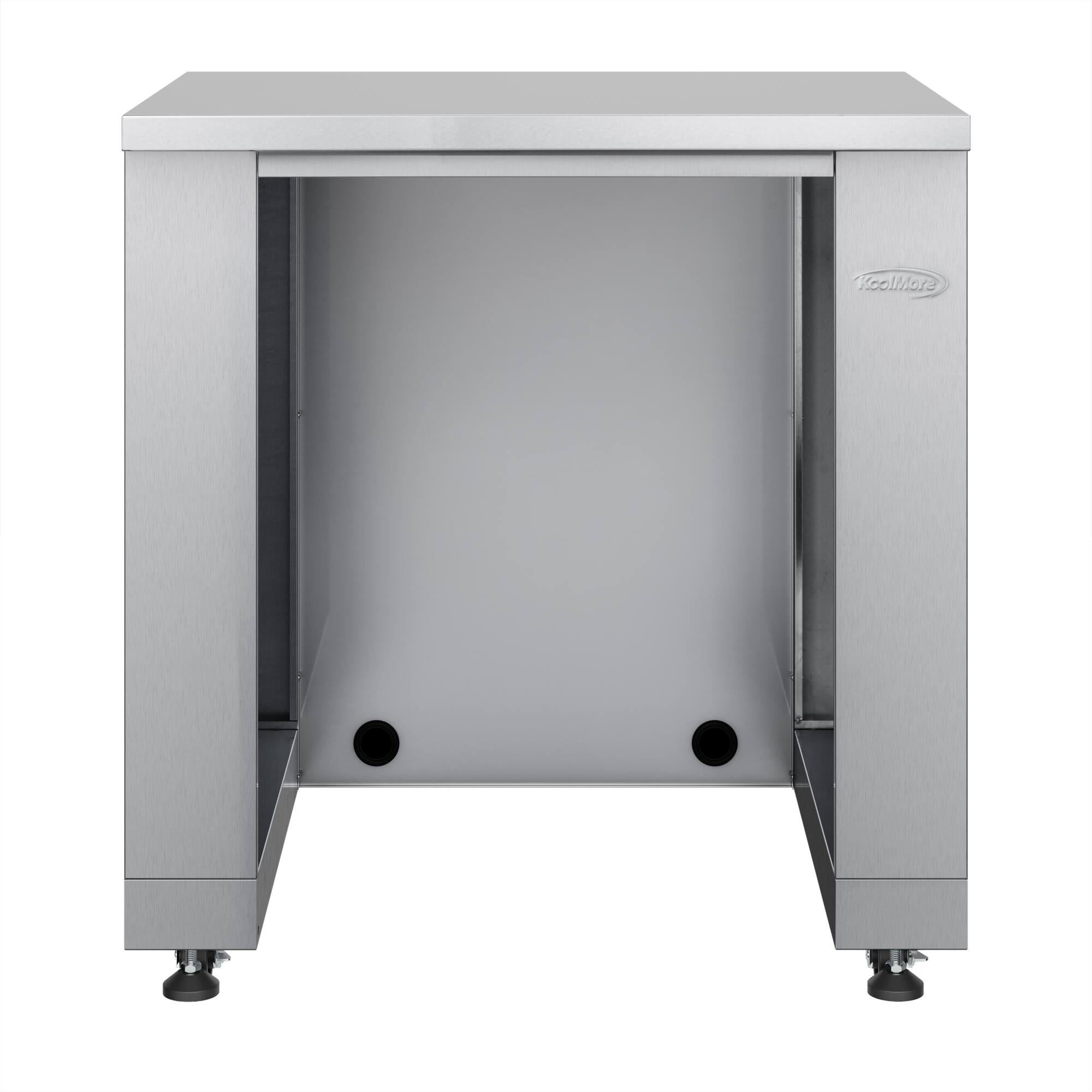 Koolmore - 32 in. Outdoor Cabinet Kitchen for Refrigerator in Stainless-Steel (KM-OKS-UCRCAB) - Stainless Steel