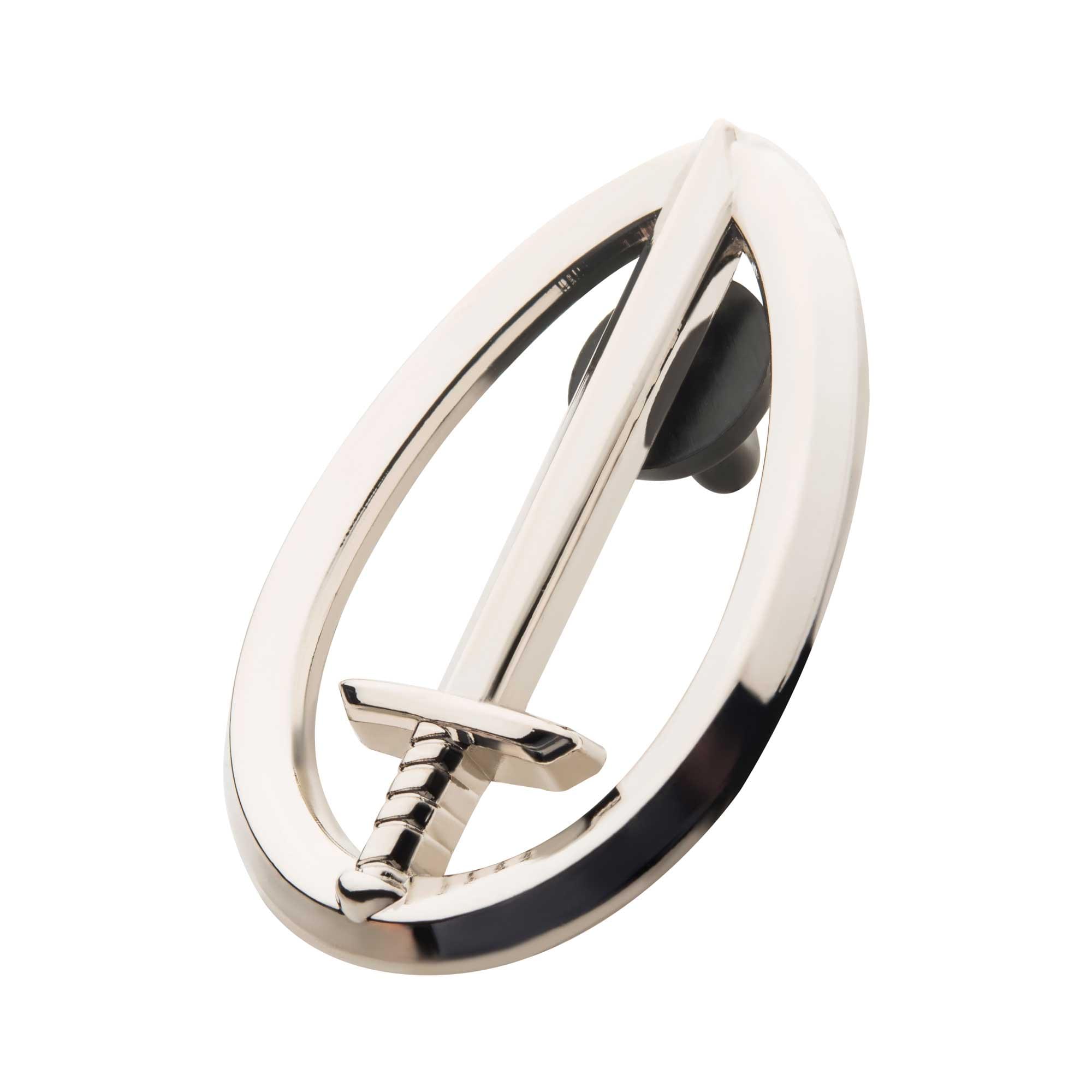 Alt View 2. Marvel - Marvel WandaVision Scarlet Witch S.W.O.R.D. Pin - Silver.