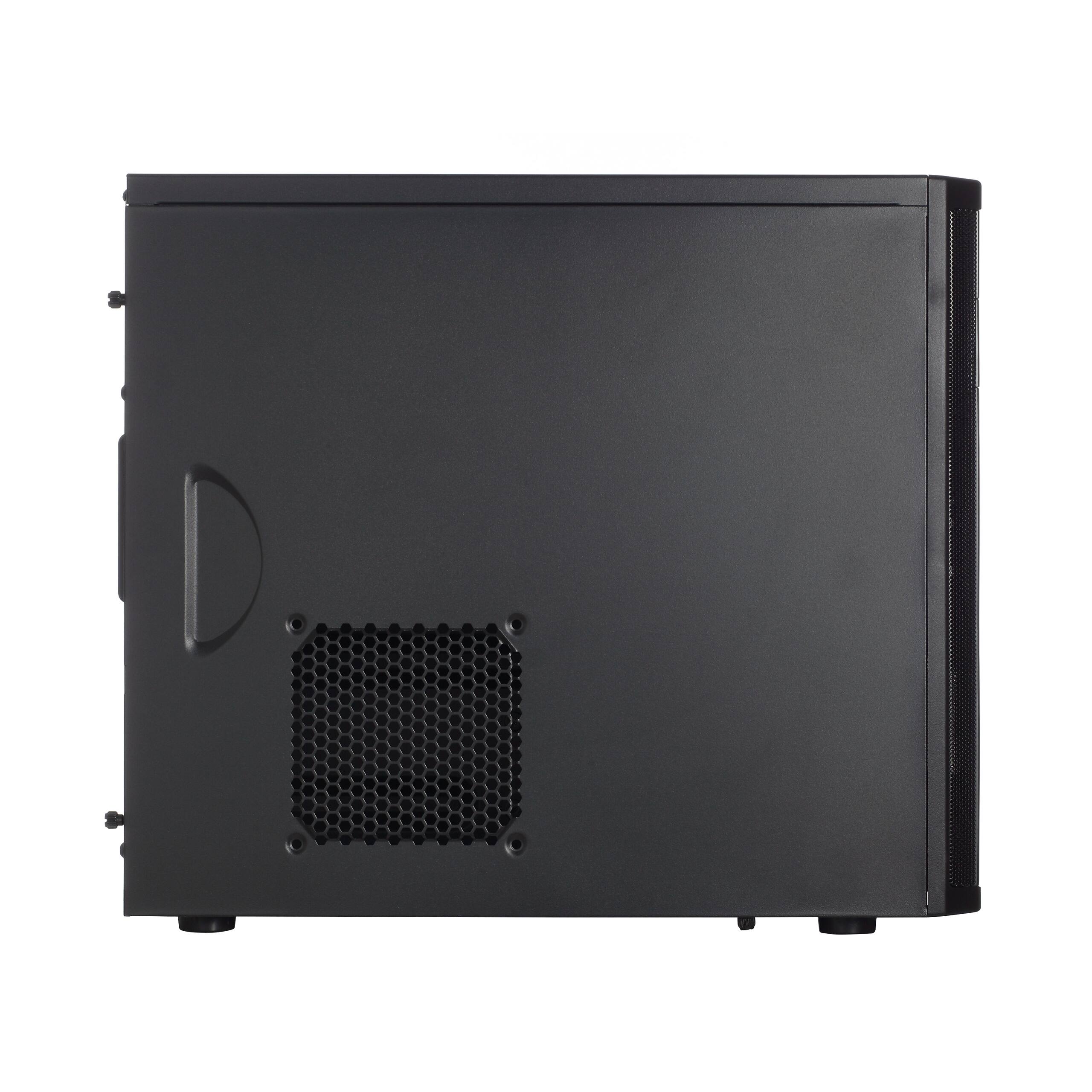 Alt View 2. Fractal Design - Fractal Design Core 1100, Black, Micro ATX, Mini Tower PC Case - Black.