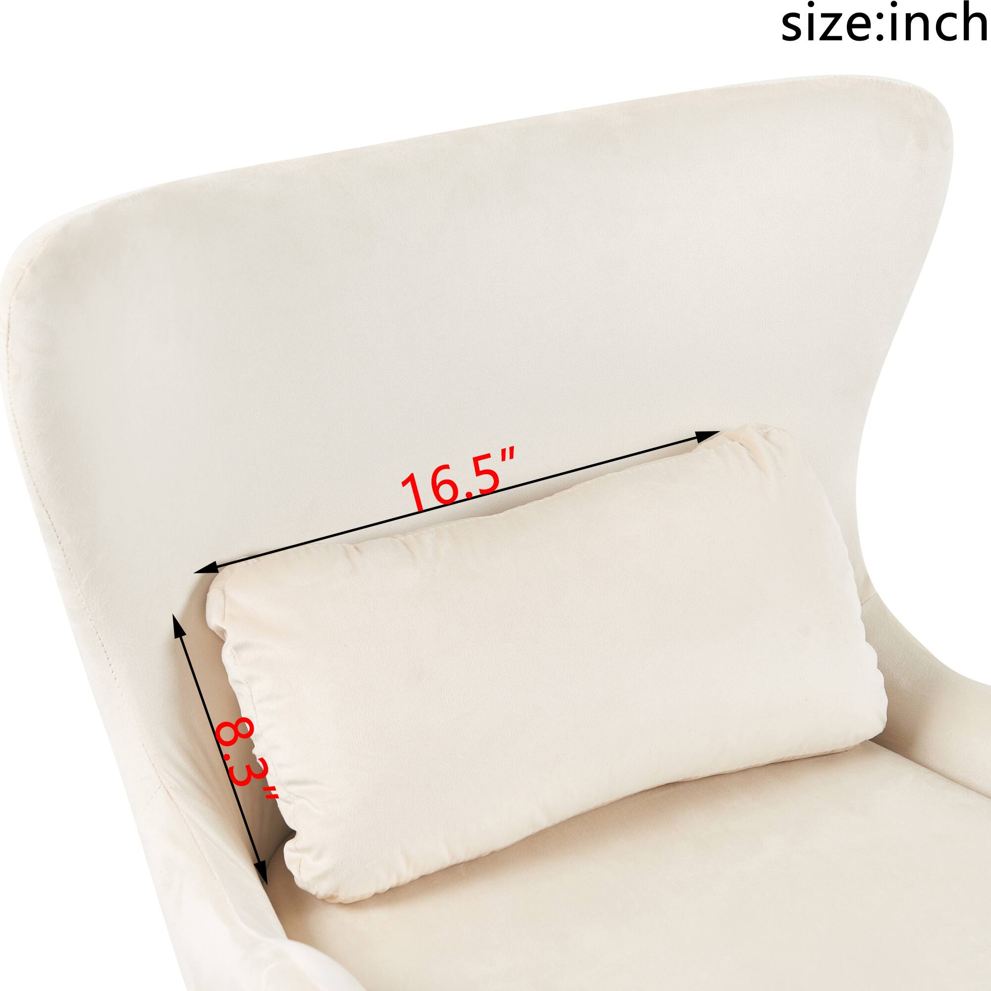 size: inch  
16.5"  
8.3"