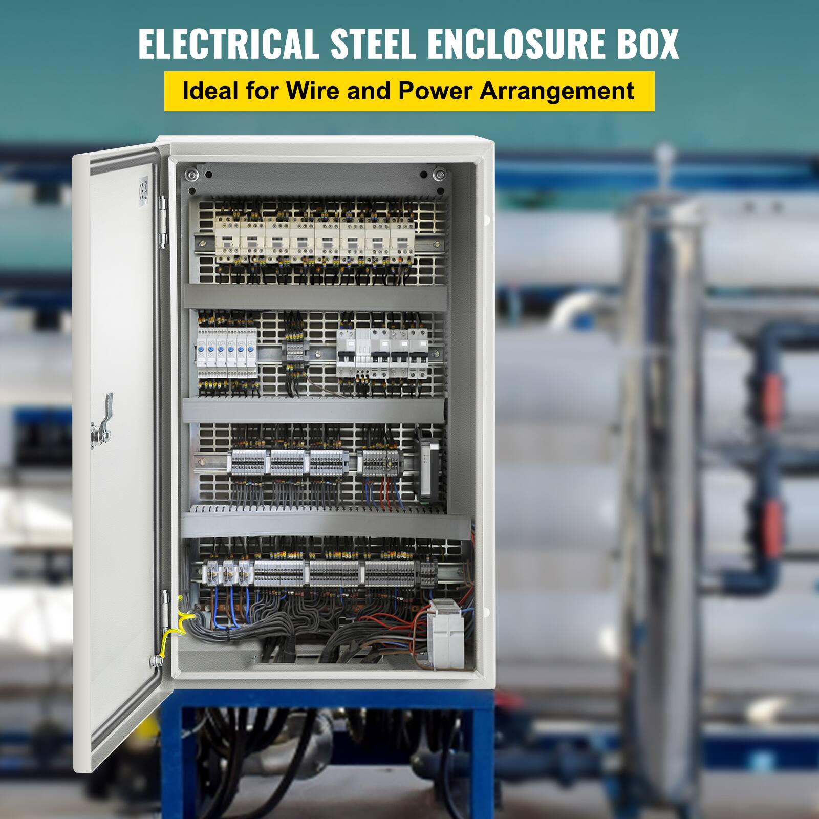 ELECTRICAL STEEL ENCLOSURE BOX  
Ideal for Wire and Power Arrangement