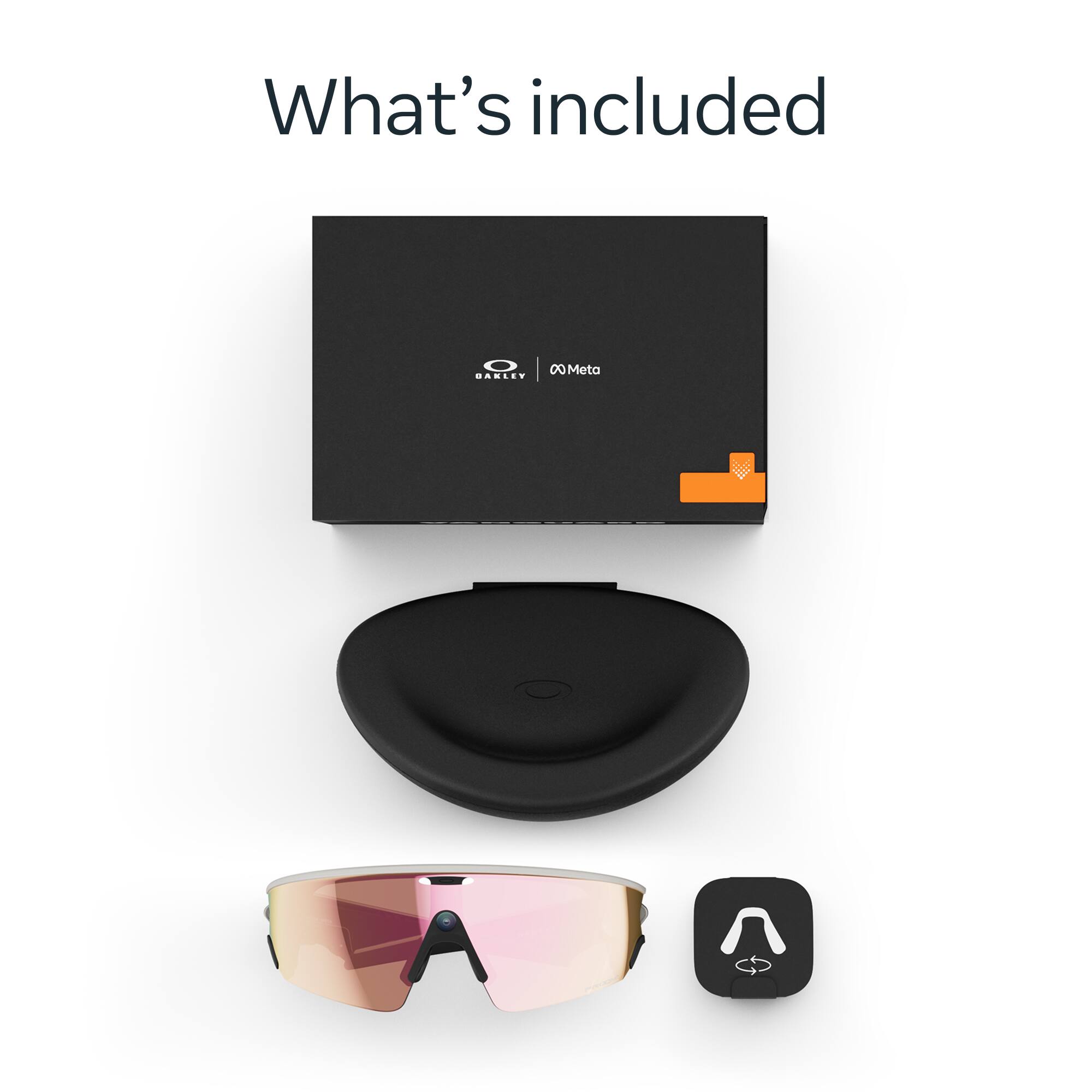 What's included

- Meta CANLEY
- Box
- Charging Case
- Sunglasses
- USB-C Cable