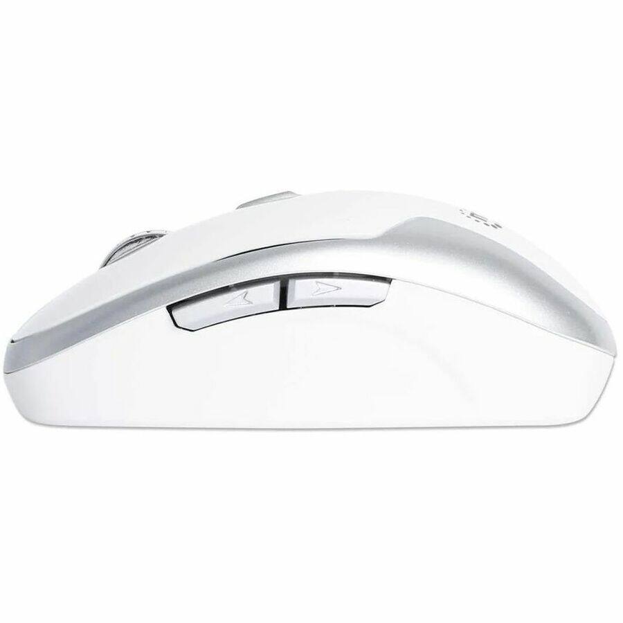 Alt View 5. Manhattan - Manhattan MW6185 Wireless Optical USB Mouse - Full-size Mouse - Optical - Wireless - 32.81 ft - Radio Frequency - 2.40 G - White.
