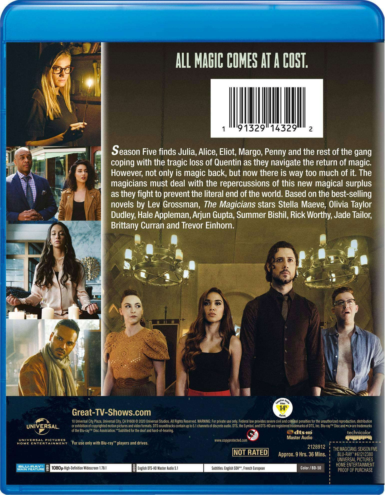 Back. The Magicians: Season Five (Box Set) [Blu-ray] .