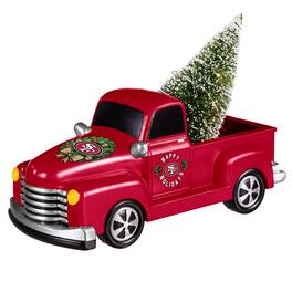 Evergreen Enterprises - San Francisco 49ers 9" Holiday Rally Truck LED Statue - Multicolor