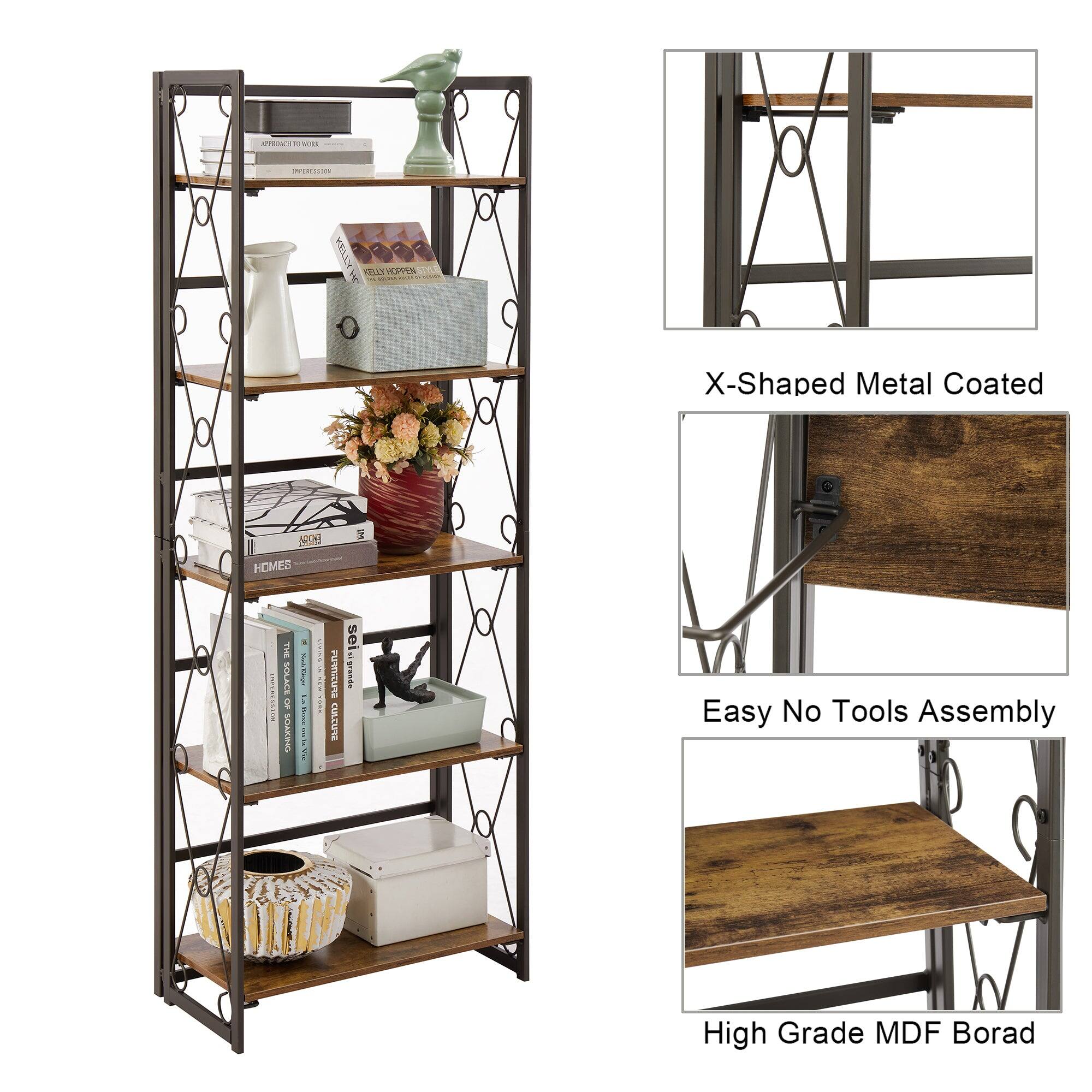 - X-Shaped Metal Coated
- Easy No Tools Assembly
- High Grade MDF Board