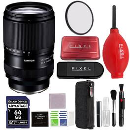 Tamron - 25-200mm f/2.8-5.6 Di III VXD G2 Lens for Sony E with Advance Accessories and Travel Bundle | AFA075S700 - Black