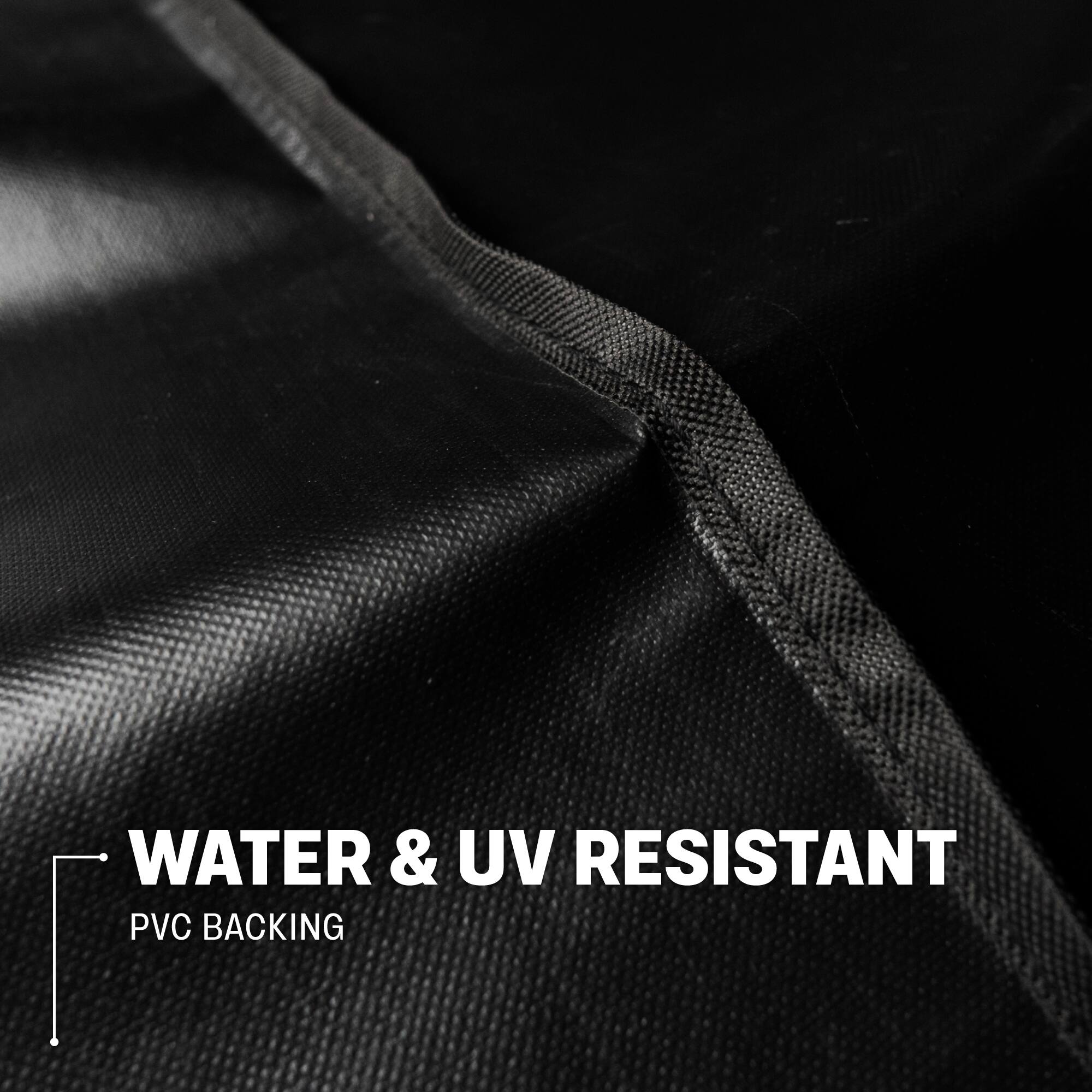 WATER & UV RESISTANT PVC BACKING