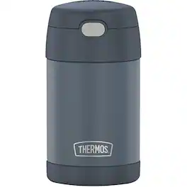 Thermos - 16 oz. Kid's Funtainer Stainless Steel Insulated Food Jar - Stone Slate - Gray