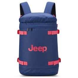 Delsey - Jeep JS013C Cylindrical Backpack - Navy