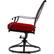 Alt View 17. Hanover - Traditions 7-Piece Dining Set with a 60 In. Round Cast-top Table and Six Swivel Rockers - Alumicast/Red.
